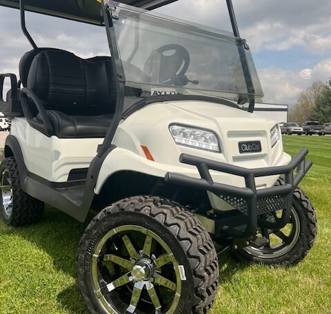 New Club Car Golf Cart, Glacier White
