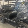 2024 Evolution Forester 4 Plus Black Lifted 4 Seater Electric Golf Cart - New