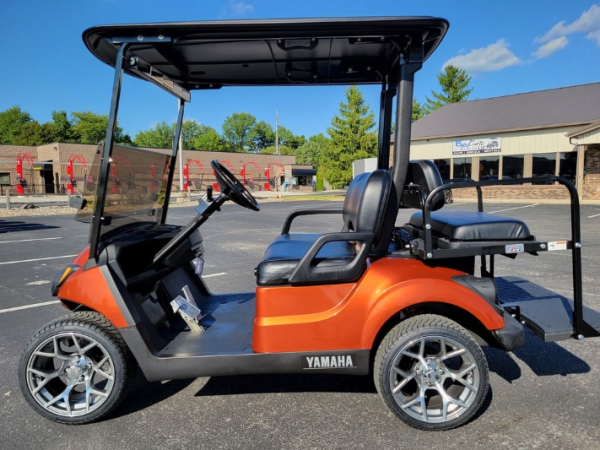 2017 Yamaha Drive2 Used Gas Golf Cart - Burnt Orange