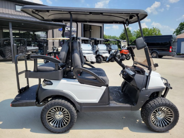 2024 Atlas 4 Passenger Lifted Electric Golf Cart - 210AH Lithium - White - White