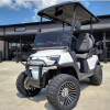2024 Atlas 4 Passenger Lifted Electric Golf Cart - 210AH Lithium - White - White