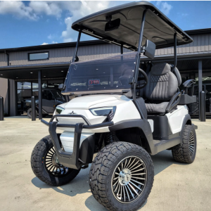 2024 Atlas 4 Passenger Lifted Electric Golf Cart - 210AH Lithium - White - White