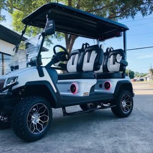 agc-751740ac-f745-47cd-beeb-4a5aa414f2b4 2025 Evolution D5 - Maverick 4 Plus White - Luxury 4 - Seater Street Legal Lithium Golf Cart