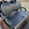 2018 Yamaha Drive2 EFI Quietech Used Gas Golf Cart - Metallic Burgundy
