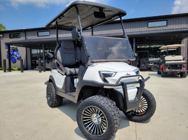 2024 Atlas 4 Passenger Lifted Electric Golf Cart - 210AH Lithium - White