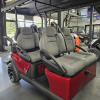 2025 Atlas 6 Passenger Electric Golf Cart - 210AH Lithium - Candy Red