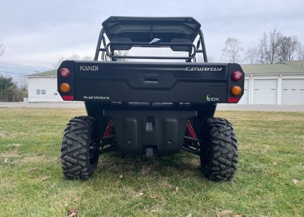 2024 Kandi Cowboy 4 Passenger Lifted Electric Golf Cart - Matte Black - Touchscreen - Fully Serviced