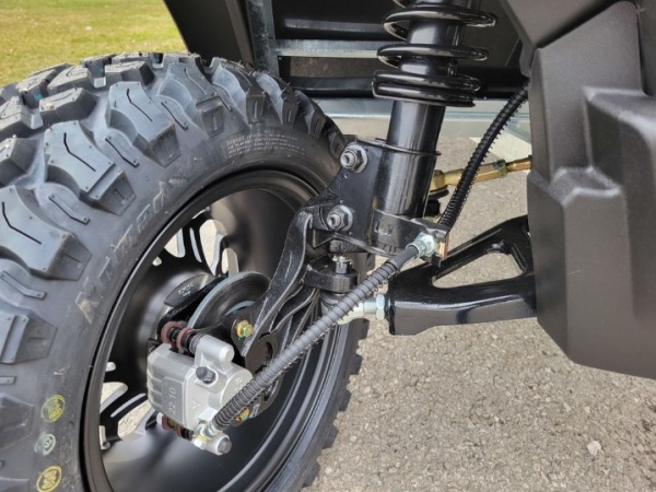 2023 Madjax X Series Storm 4L - Gunmetal - Lithium Ion Lifted Golf Cart