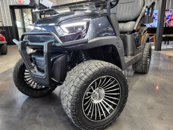 2024 Atlas 4 Passenger Lifted Electric Golf Cart - 210AH Lithium - Charcoal