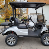 agc-7c1400b4-6e9f-4afd-98ee-38eb498047e1 2017 Yamaha Drive2 Lifted Used Gas Golf Cart - Silver