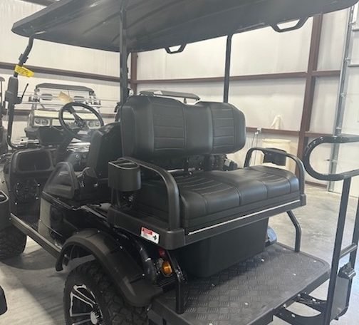2024 Evolution Forester 4 Plus Black Lifted 4 Seater Electric Golf Cart - New