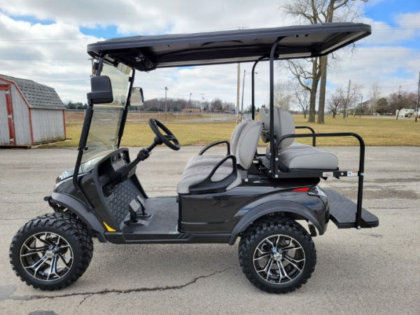 2023 Madjax X Series Storm 4L - Black Edition - Lithium Ion Lifted Golf Cart - Blowout Sale