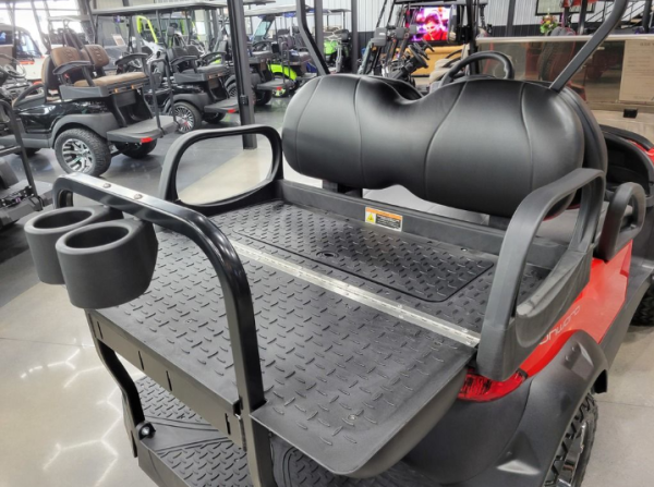 2025 Club Car Onward Lifted 4 Passenger Gas - Kohler Engine - Rally Red
