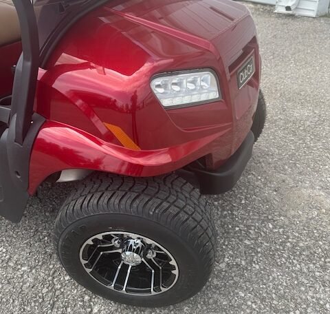 Golf Cart Club Car Apple Red