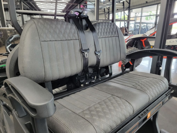 2024 Atlas 4 Passenger Lifted Electric Golf Cart - 210AH Lithium - Charcoal