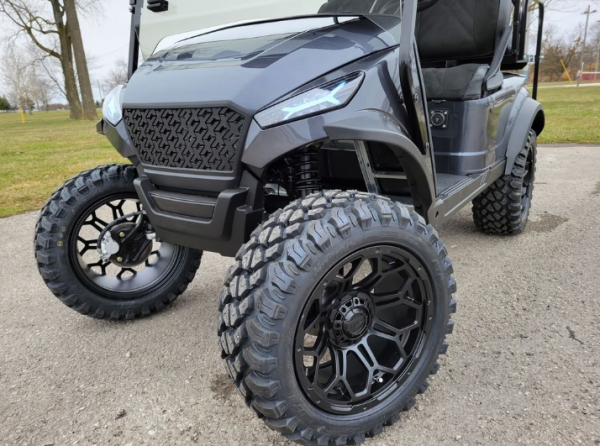 2023 Madjax X Series Storm 4L - Gunmetal - Lithium Ion Lifted Golf Cart