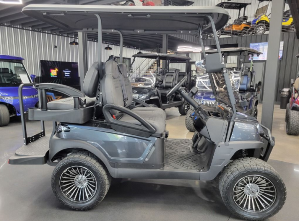 2024 Atlas 4 Passenger Lifted Electric Golf Cart - 210AH Lithium - Charcoal