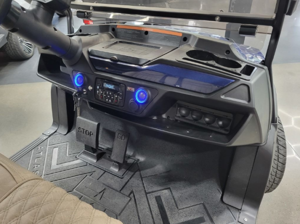 2024 Atlas 4 Passenger Electric Golf Cart - 210AH Lithium - Navy Blue