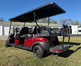New Club Car Onward - Lithium 6 Passenger Candy Apple Red