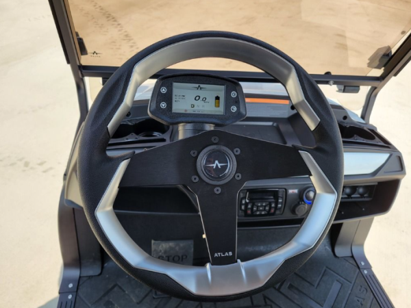 2024 Atlas 4 Passenger Lifted Electric Golf Cart - 210AH Lithium - White - White