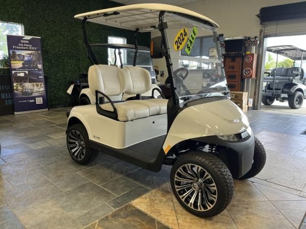 2024 E - Z - GO Freedom RXV ELiTE Lithium Bright White 2 - Passenger Los Angeles, CA
