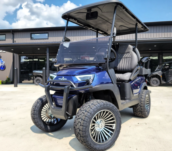 2024 Atlas 4 Passenger Lifted Electric Golf Cart - 210AH Lithium - Blue