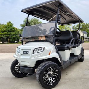 2024 Club Car Onward 6 Passenger Gas - Kohler Engine - Pearl White