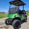 2018 Yamaha Drive2 EFI Quietech Used Gas Golf Cart - Green Fade Lifted