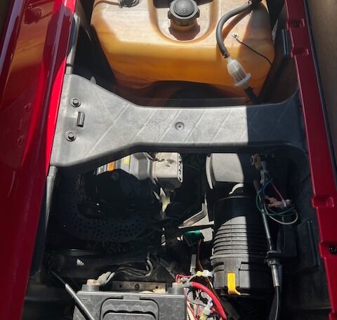 agc-a7027fe1-ae79-46b0-aa9d-289e1975c4d5 2009 Club Car Precedent Gas - Red - Fully Serviced - 2 Passenger