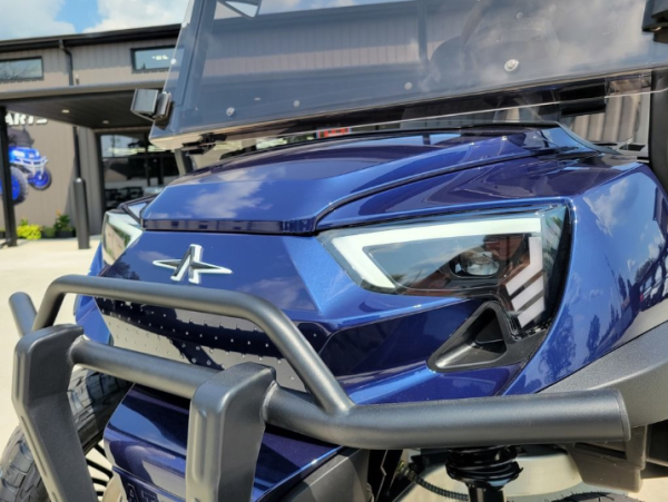 agc-a7a6272c-a18c-4c63-9f5a-6dcdcdd6fc01 2024 Atlas 4 Passenger Lifted Electric Golf Cart - 210AH Lithium - Blue