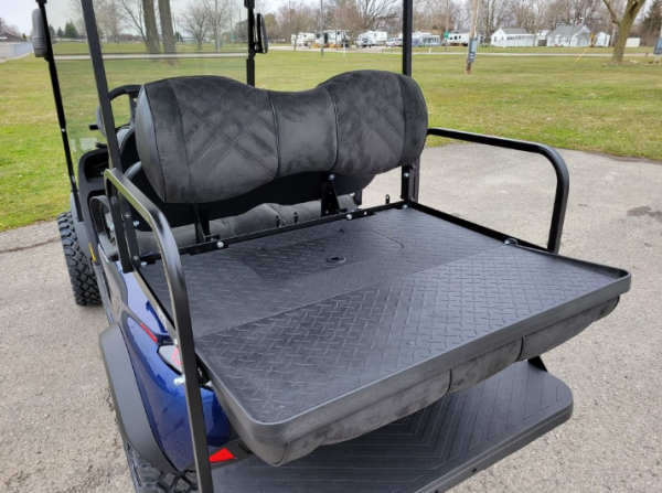 2023 Madjax X Series Storm 4L - Metallic Blue Edition - Lithium Ion Lifted Golf Cart