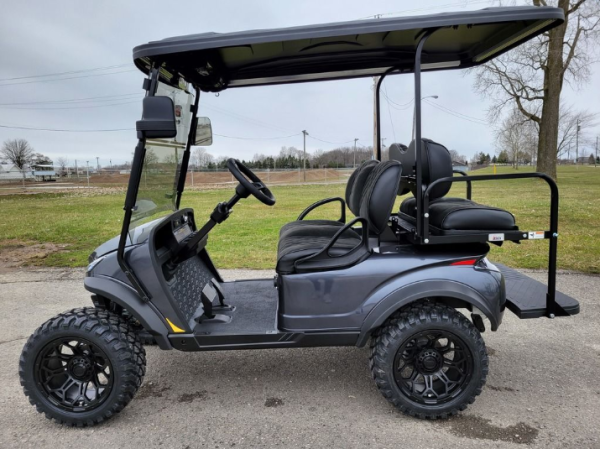 2023 Madjax X Series Storm 4L - Gunmetal - Lithium Ion Lifted Golf Cart