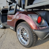 2018 Yamaha Drive2 EFI Quietech Used Gas Golf Cart - Metallic Burgundy
