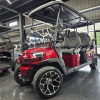 2025 Atlas 6 Passenger Electric Golf Cart - 210AH Lithium - Candy Red
