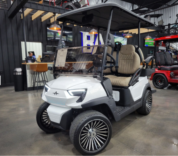 2024 Atlas 4 Passenger Electric Golf Cart - 210AH Lithium - Pearl White