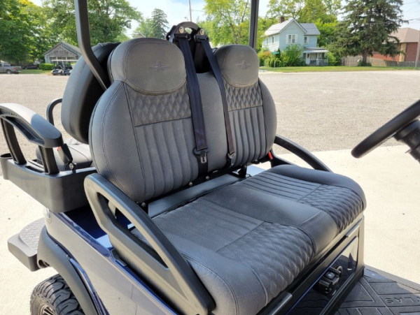 agc-b8866be3-d1a0-4991-a0b4-0ef0a6029def 2024 Atlas 4 Passenger Lifted Electric Golf Cart - 210AH Lithium - Blue