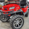 2025 Club Car Onward Lifted 4 Passenger Gas - Kohler Engine - Rally Red