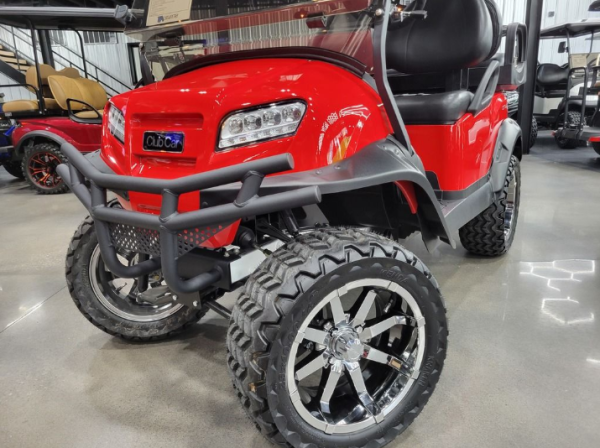 2025 Club Car Onward Lifted 4 Passenger Gas - Kohler Engine - Rally Red