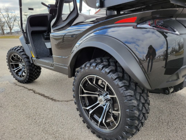 2023 Madjax X Series Storm 4L - Black Edition - Lithium Ion Lifted Golf Cart - Blowout Sale