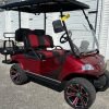 2024 Evolution Classic 4 Plus Red 4 Seater Electric Golf Cart - New