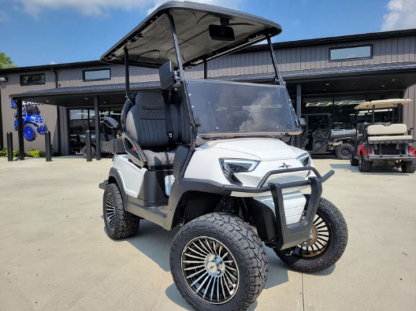 2024 Atlas 4 Passenger Lifted Electric Golf Cart - 210AH Lithium - White - White