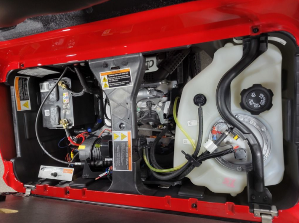 2025 Club Car Onward Lifted 4 Passenger Gas - Kohler Engine - Rally Red