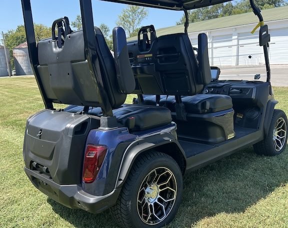 2024 Evolution D5 Ranger Mediterranean Blue 4 Seater Electric Golf Cart - New