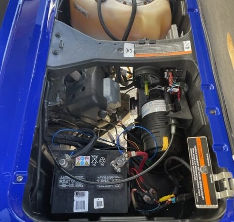 2018 Club Car Precedent Lifted Gas, New Alpha Blue