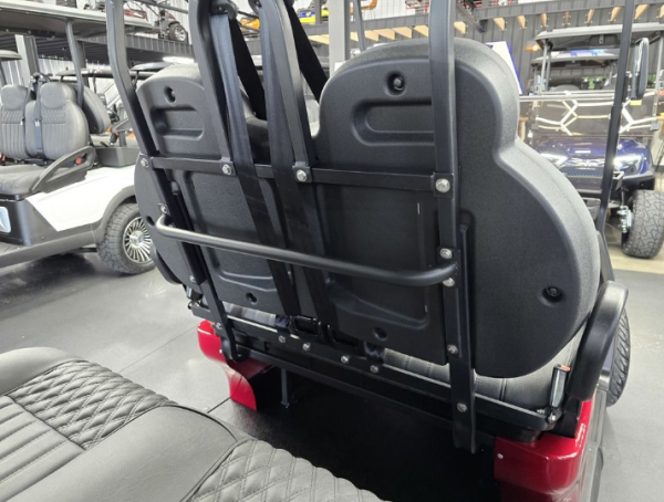 2025 Atlas 6 Passenger Electric Golf Cart - 210AH Lithium - Candy Red