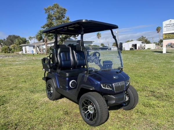 Street Legal 2025 Evolution D5 - Ranger 2+2 Plus Blue Golf Cart