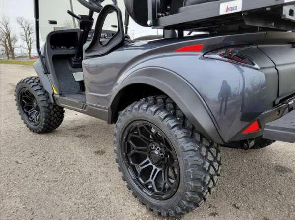 2023 Madjax X Series Storm 4L - Gunmetal - Lithium Ion Lifted Golf Cart