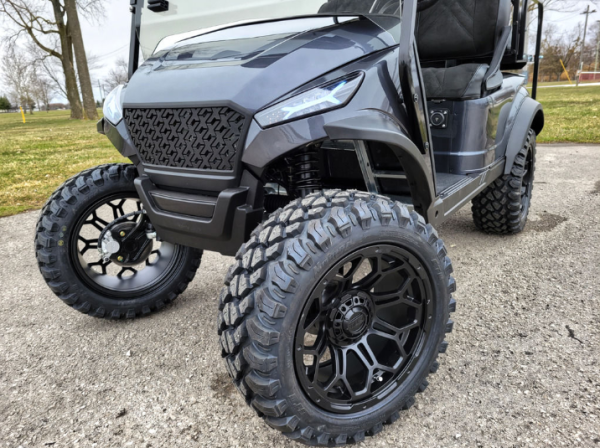 2023 Madjax X Series Storm 4L - Gunmetal - Lithium Ion Lifted Golf Cart