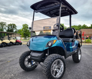 2017 Yamaha Drive2 Used Gas Golf Cart - Chameleon Color