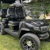 2022 Evolution Ranger Black 4 Seater Electric Golf Cart - Brand New